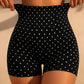 Set med halterneck-top med prickar och shorts