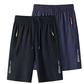 🔥50% RABATT NU!🔥 Snabbtorkande sportshorts för män med fickor med dragkedja