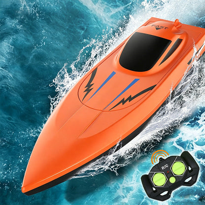 🎮 🚢 HALVA PRISET! 2,4 GHz höghastighets-RC-racerbåt med dubbla motorer 🌊 ⚡ –50 % RABATT (Dagens erbjudande)