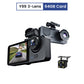 Dashcam med 4 linser och HD-nattvision