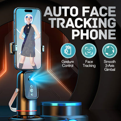 📱 50% RABATT! 🤖 Automatisk Ansiktsspårande Telefonhållare med Gestkontroll – Perfekt För Vlogging, Live Streaming & Hands-Free Videos 🎥