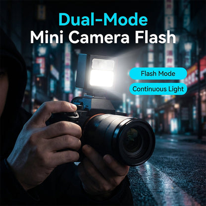 📸 50% RABATT NU!💡 Fickformat uppladdningsbar kamerablixt – Kompakt & Kraftfull – Fotografi Essential 🔋