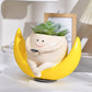 💝Kruka med leende ansikte