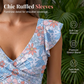 🏖️ Summer Hot Sale 80% OFF🌊👙 Women's Elegant V-Neck Tummy Control Swim Dress
