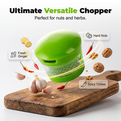 🧄✨ Garlic chopper – mince in seconds, no smell on hands, easy press!