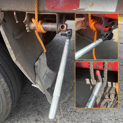 Spärrnyckel för släpvagn med flak
