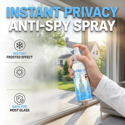 Insynsskyddande spray med spegeleffekt för glas
