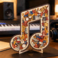 Wooden Musical Note Jigsaw Puzzle