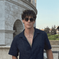 Unisex Retro Square Frame Sunglasses