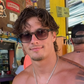 Unisex Retro Square Frame Sunglasses