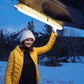 🌿 Uppladdningsbar LED uppblåsbar campinglampa"💡🏕️ uppblåsbar lampa - lyser starkare än en björns midnattssnacks! 🐻🎇 Inget mer ”vilse i tältmörkret”-kaos!”