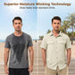 Men's Quick Dry Short Sleeve Workwear Shirt