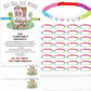 Colorful Alphabet Bead Bracelets for Kids Welcome to School Classroom Rewards