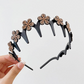 Wavy Crystal Headband Set – Lätt, halkfritt och flickaktigt hårsmycke, glittrande vågformad hårband med kristalldetaljer för bröllop och vardagsbruk, flickaktiga och feminina accessoarer