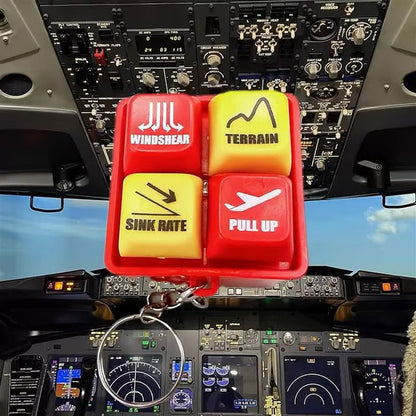 🚨📢Airbus Warning Sound Simulator med nyckelring