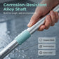 2-in-1 Floor Brush Scrubber with Long Handle