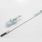 2-in-1 Floor Brush Scrubber with Long Handle
