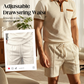 🥳2026 HOT SALE🥳💞Summer Casual Waffle Knit 2-Piece Set for Men