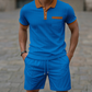 🥳2026 HOT SALE🥳💞Summer Casual Waffle Knit 2-Piece Set for Men