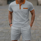 🥳2026 HOT SALE🥳💞Summer Casual Waffle Knit 2-Piece Set for Men