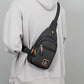 🎒✨ Vattentät crossbody-väska med flera fickor – smart förvaring, justerbar rem, hörlursuttag 🌧️