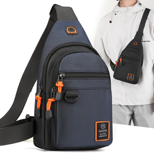🎒✨ Vattentät crossbody-väska med flera fickor – smart förvaring, justerbar rem, hörlursuttag 🌧️