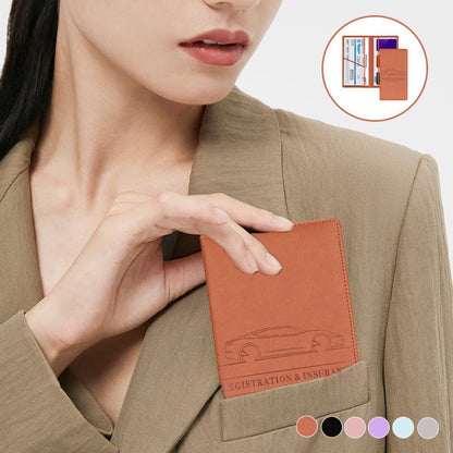 ⏳LAST DAY SALE 50% OFF!!✨✨Car Registration & Insurance Card Holder