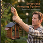 Hanging Bird Feeder with Side Fruit Cages