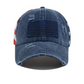 Distressed American Flag Mesh Baseball Cap