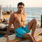 Men's Casual Shorts with Zip Pocket