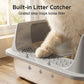 Stainless Steel Open-Top Cat Litter Box