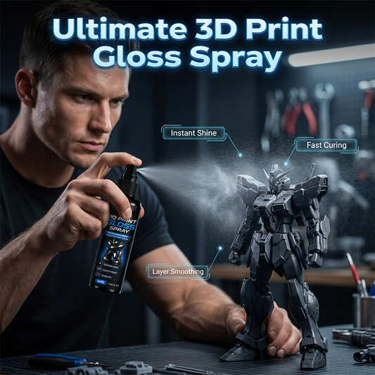 Glansåterställande spray för 3D-utskrivna modeller