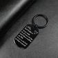 Engraved Inspirational Stainless Steel Keychain