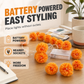 🔥🎁Nyhet 50 % RABATT🔥🎃✨ Halloween LED-Ljusslinga med Ringblommor – Skapa Magisk Höststämning Inomhus & Utomhus
