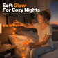 🔥🎁Nyhet 50 % RABATT🔥🎃✨ Halloween LED-Ljusslinga med Ringblommor – Skapa Magisk Höststämning Inomhus & Utomhus