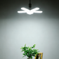 Hopfällbar LED-taklampa för garage