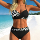 🎉 BEGRÄNSAD TID: 50 % RABATT! 👙 Push-up-bikini i två delar för damer – korsat omlottdesign och stretchtyg av högsta kvalitet 🌊