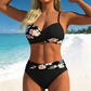 🎉 BEGRÄNSAD TID: 50 % RABATT! 👙 Push-up-bikini i två delar för damer – korsat omlottdesign och stretchtyg av högsta kvalitet 🌊