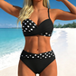 🎉 BEGRÄNSAD TID: 50 % RABATT! 👙 Push-up-bikini i två delar för damer – korsat omlottdesign och stretchtyg av högsta kvalitet 🌊