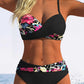 🎉 BEGRÄNSAD TID: 50 % RABATT! 👙 Push-up-bikini i två delar för damer – korsat omlottdesign och stretchtyg av högsta kvalitet 🌊
