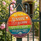 Cheerful Rainbow Wall Sign