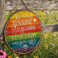 Cheerful Rainbow Wall Sign