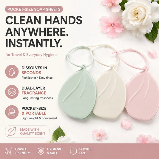Travel Soap Paper Sheets