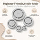 Pottery Foot Ring Template Centering Tool for Clay Trimming