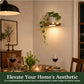 🏠 50% RABATT NU! 💡 Svävande Vägghylla med Inbyggd Ambient LED-belysning – Modern Växtdisplay – Perfekt för Inomhusträdgårdar & Lägenheter ✨