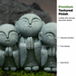 Mini Zen fridfull munkfigurin