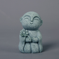 Mini Zen fridfull munkfigurin