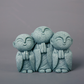 Mini Zen fridfull munkfigurin