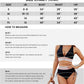 Hög midja magkontroll färgblock bikini set