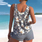 🏖️ 50% RABATT NU! 👙 Mönstrat Tankini-set för Kvinnor – Färgglada Tryck & Bekväm Passform – Perfekt för Strand, Pool & Semester – Snabbtorkande 🌊